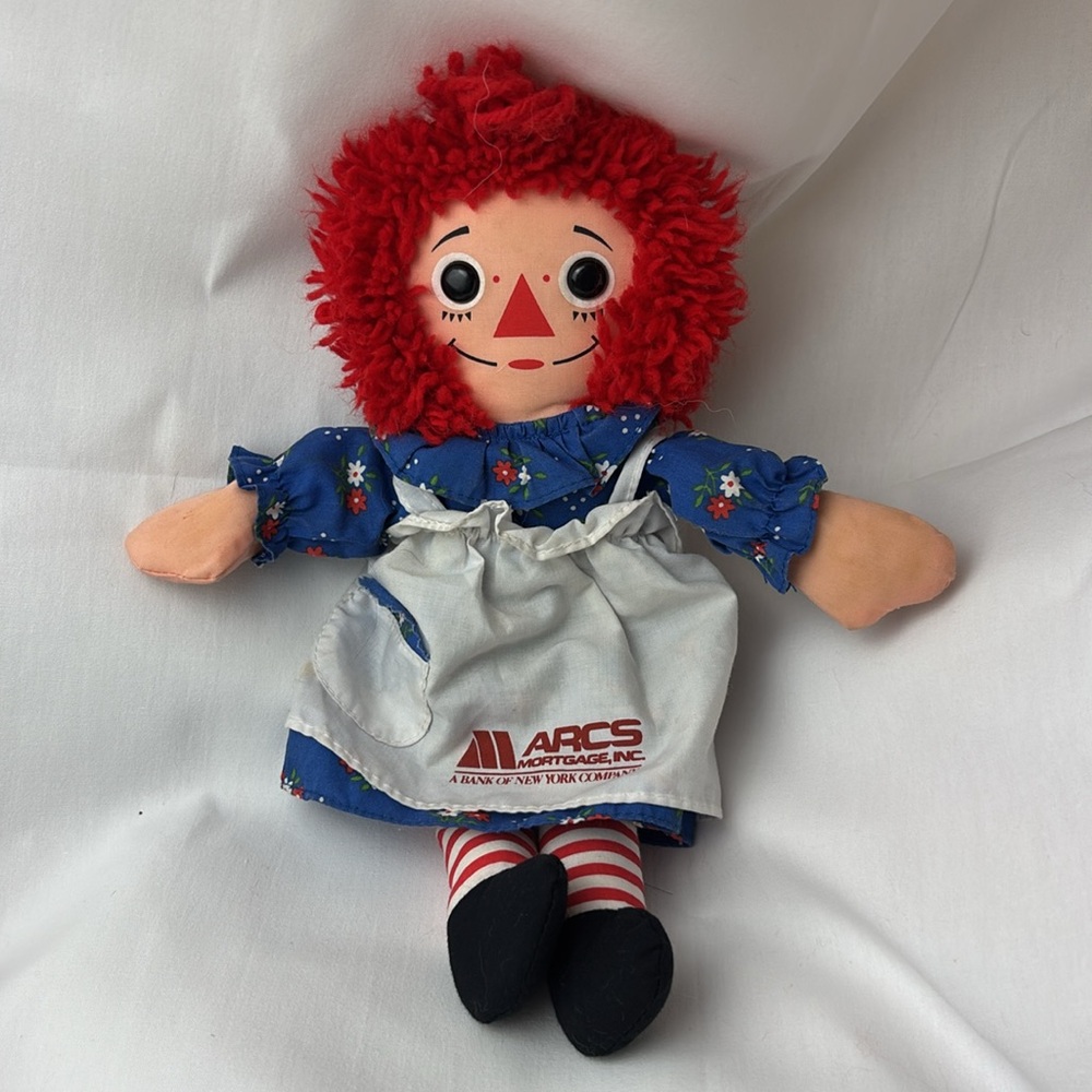 Vintage Playskool Raggedy Ann Doll with Red Hair
